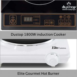 cooking options- hot plate vs induction cooker